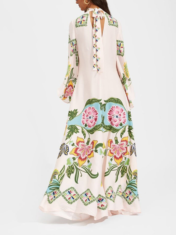 Exquisite Floral Maxi Dress
