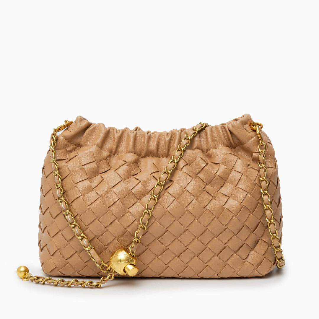 Stylish Joyce Shoulder Bag: Chic Vegan Leather Handbag with Adjustable Strap