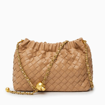 Stylish Joyce Shoulder Bag: Chic Vegan Leather Handbag with Adjustable Strap
