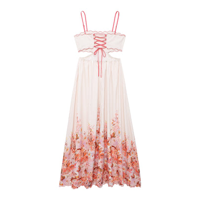Elegant Boho Floral Dress