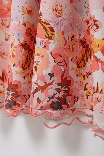 Elegant Boho Floral Dress