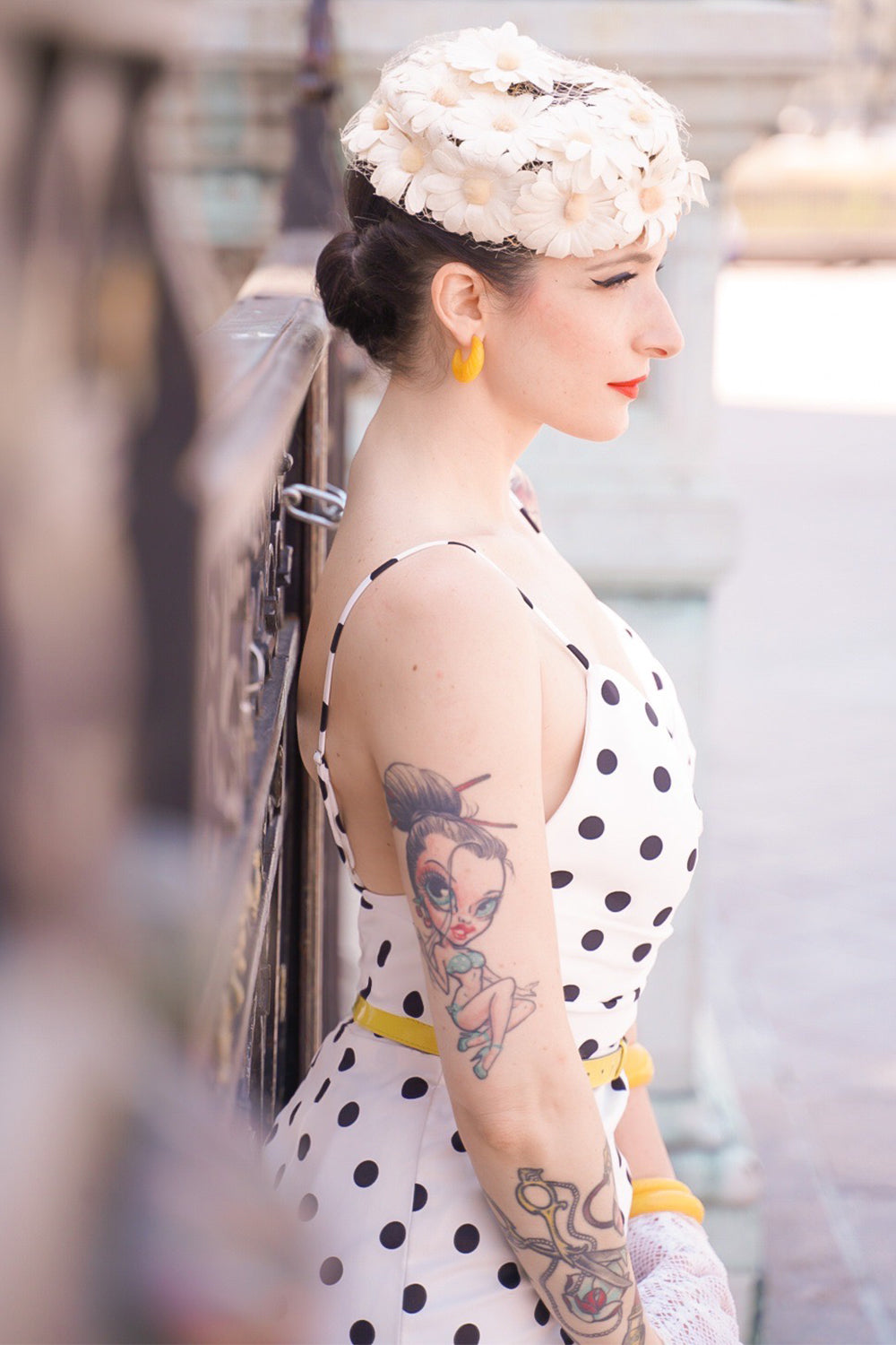 Polka Dots Bodycon Dress