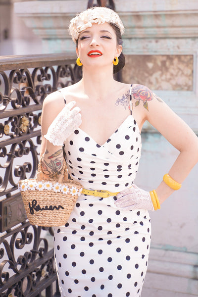 Polka Dots Bodycon Dress