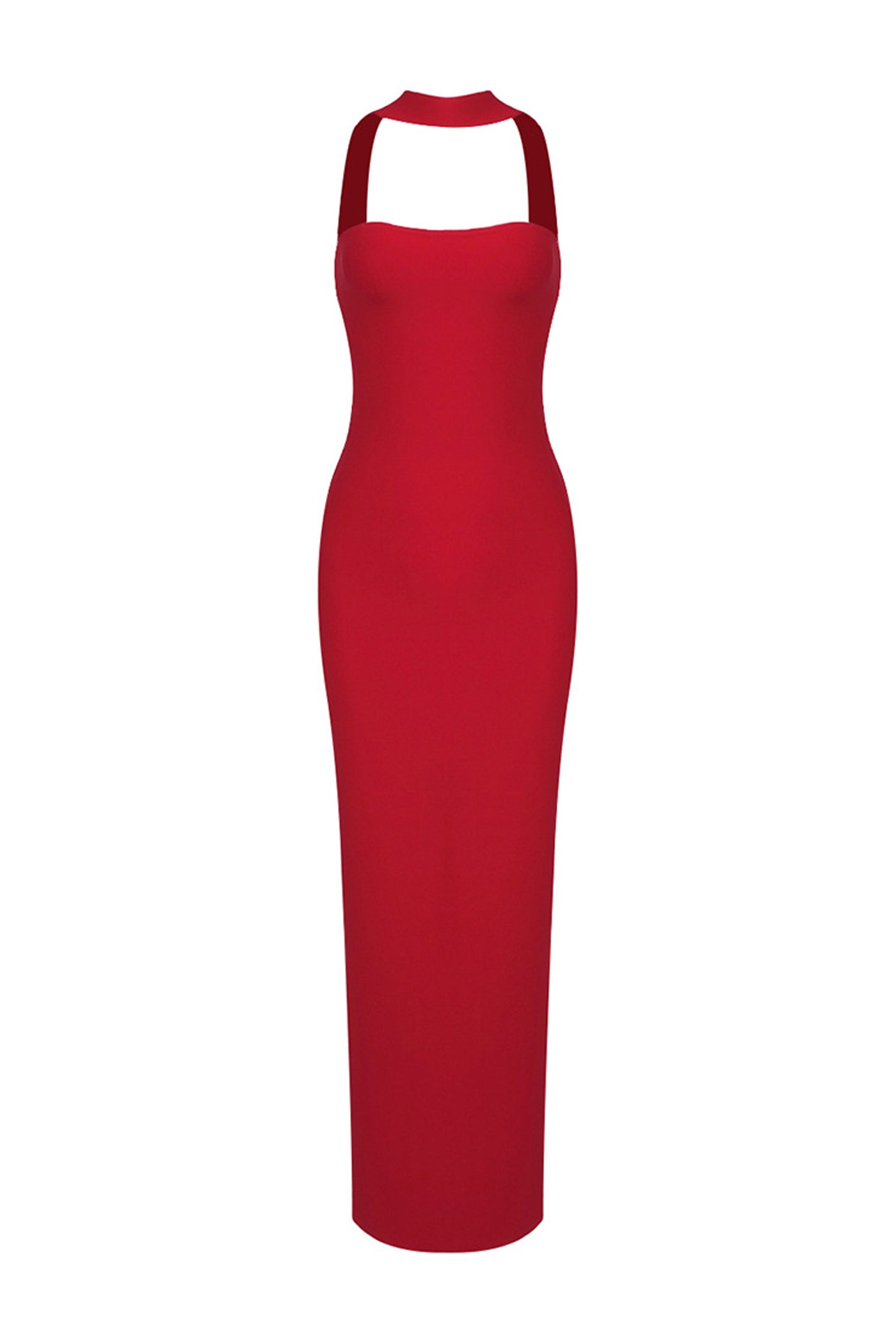 Red Off Shoulder Bandage