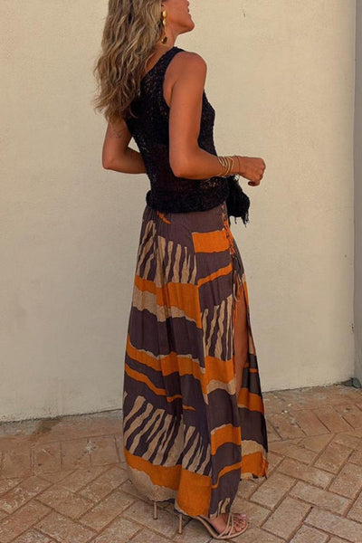 Malibu Knit V‑Neck Twist Loose Tank for Summer