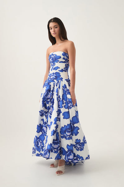 Elegant Floral Maxi Dress