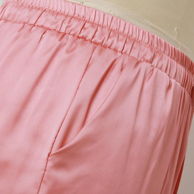Elegant Two-Piece Satin Set