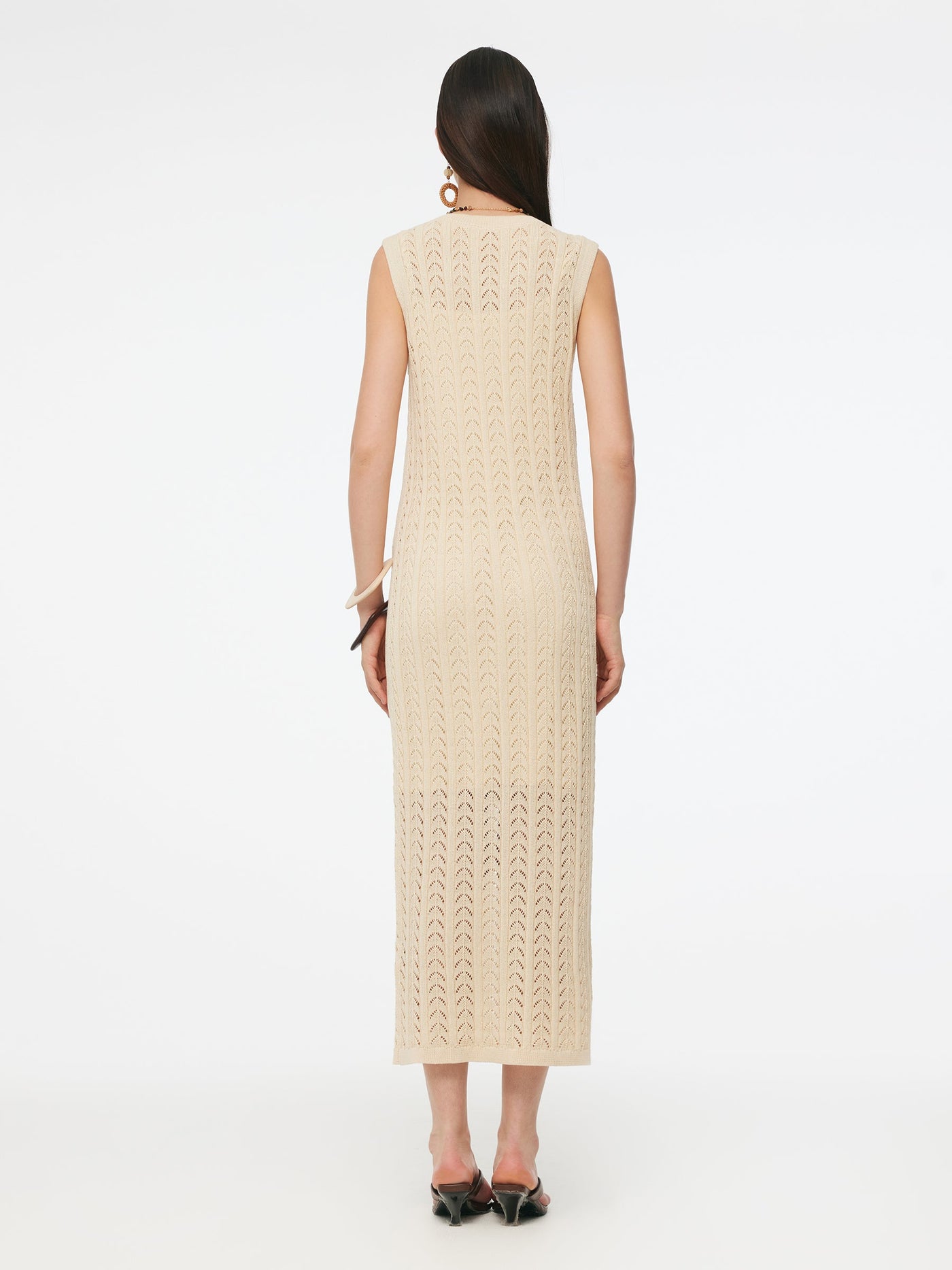 Sequins Knit Maxi Dress