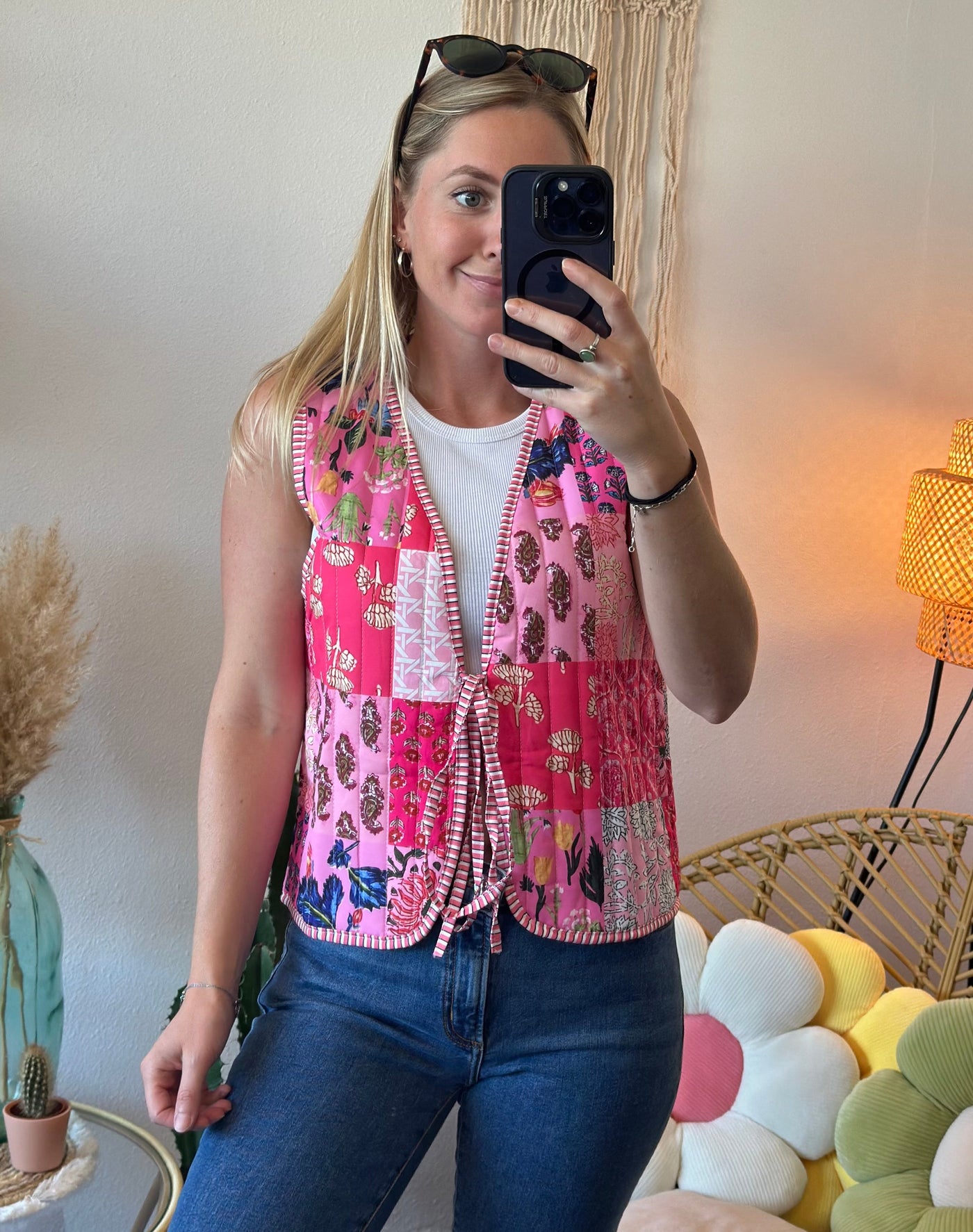 Colorful Patchwork Vest