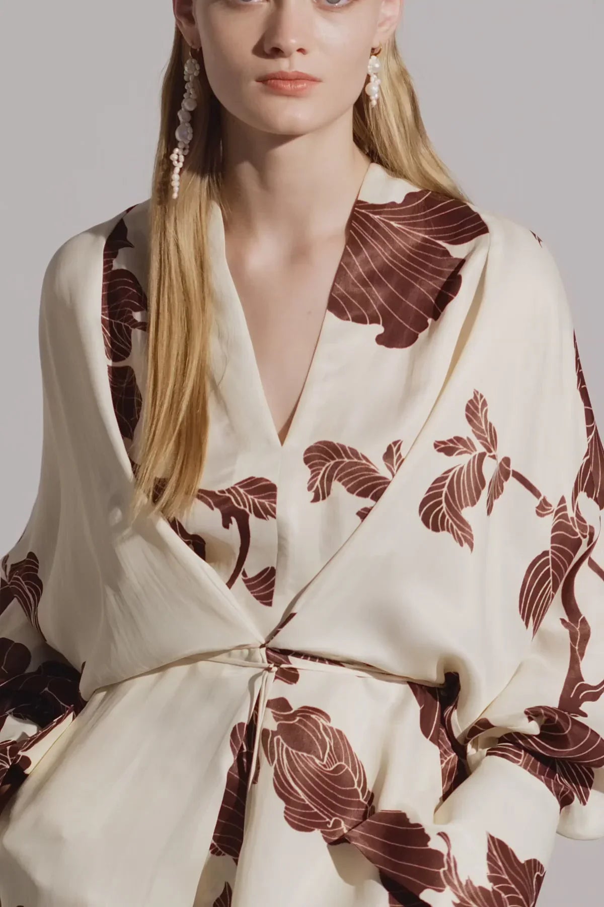 Origami Print Kimono