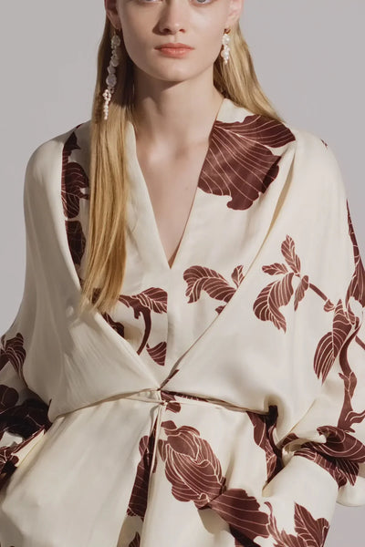 Origami Print Kimono