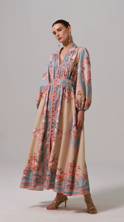 Long Floral Maxi Dress