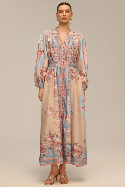Long Floral Maxi Dress