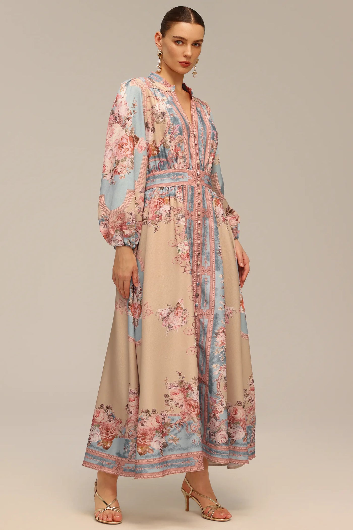 Long Floral Maxi Dress