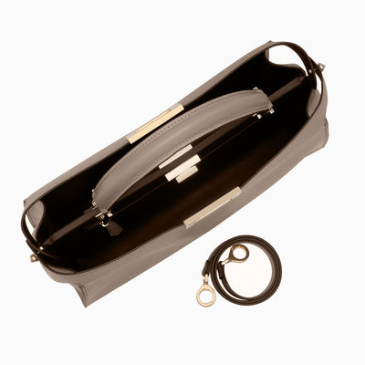 Cleo Structured Leather Tote Bag – Elegant Everyday Carry