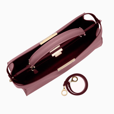 Cleo Structured Leather Tote Bag – Elegant Everyday Carry