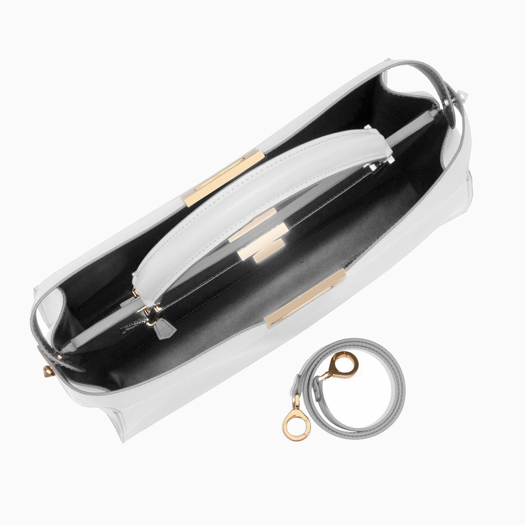 Cleo Structured Leather Tote Bag – Elegant Everyday Carry