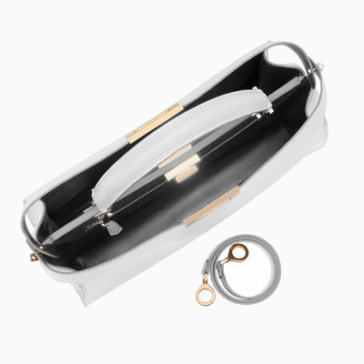 Cleo Structured Leather Tote Bag – Elegant Everyday Carry