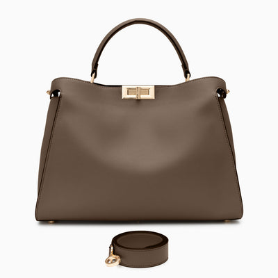 Cleo Structured Leather Tote Bag – Elegant Everyday Carry