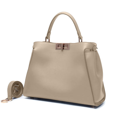 Cleo Structured Leather Tote Bag – Elegant Everyday Carry