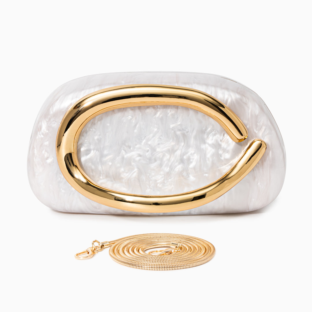 Dayja Clutch Bag White