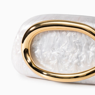 Dayja Clutch Bag White