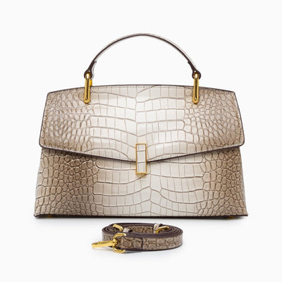 Deanna Medium Leather Tote Bag, Stylish Everyday Luxury Handbag