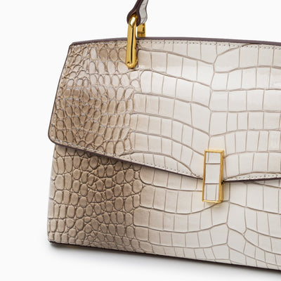 Deanna Medium Leather Tote Bag, Stylish Everyday Luxury Handbag