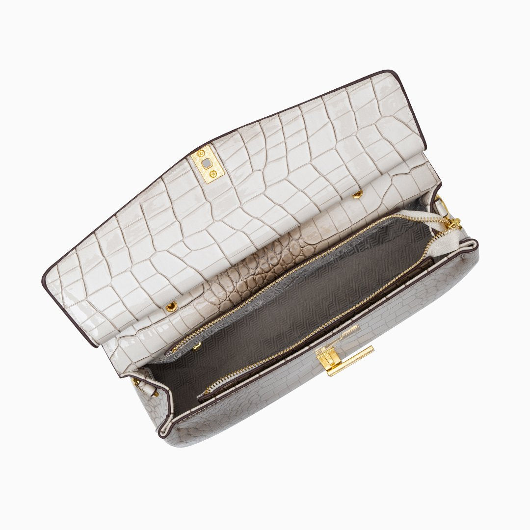 Deanna Medium Leather Tote Bag, Stylish Everyday Luxury Handbag
