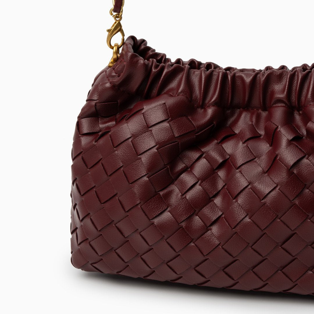 Stylish Joyce Shoulder Bag: Chic Vegan Leather Handbag with Adjustable Strap