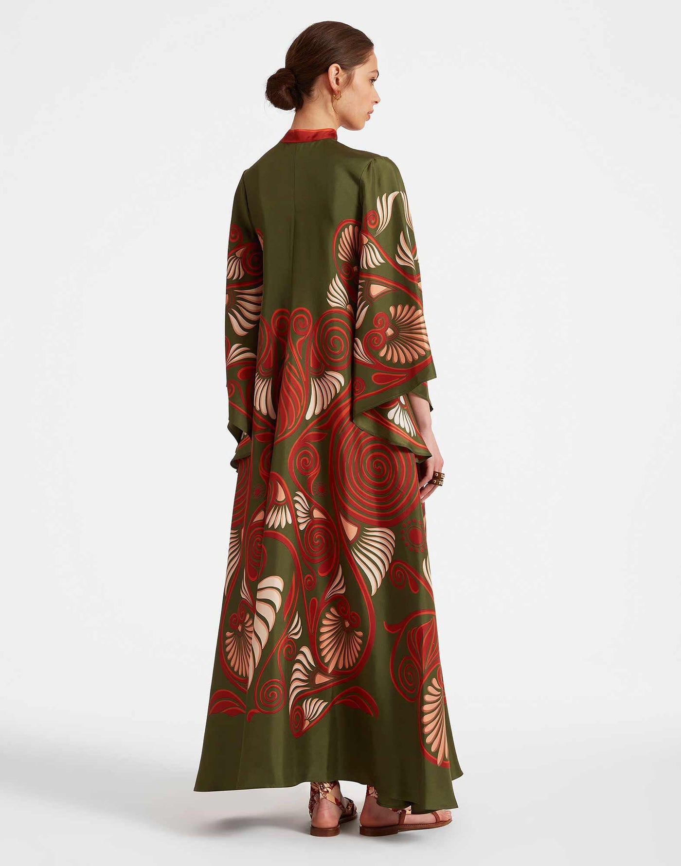 Dark Green Silk La DoubleJ Dress