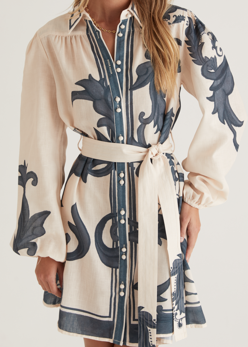 Cream Zayna Nicoletta Dress