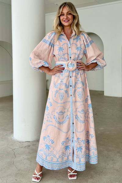 Luxe Blue Palm Spring
