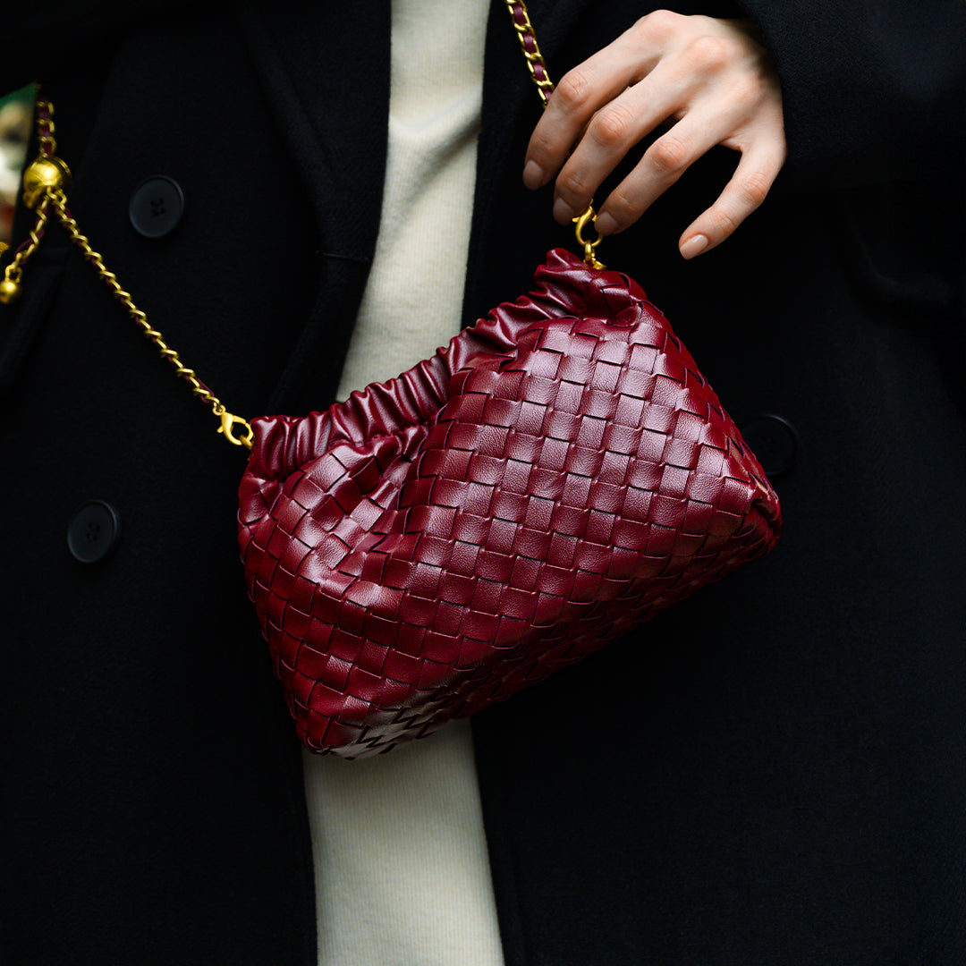 Stylish Joyce Shoulder Bag: Chic Vegan Leather Handbag with Adjustable Strap