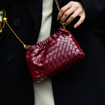 Stylish Joyce Shoulder Bag: Chic Vegan Leather Handbag with Adjustable Strap
