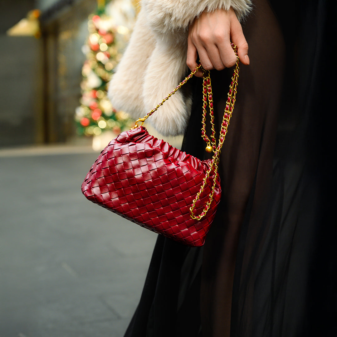 Stylish Joyce Shoulder Bag: Chic Vegan Leather Handbag with Adjustable Strap