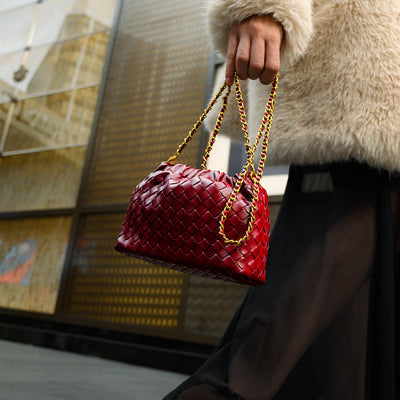 Stylish Joyce Shoulder Bag: Chic Vegan Leather Handbag with Adjustable Strap