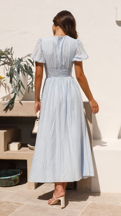 Women's Light Blue Maxi Dress