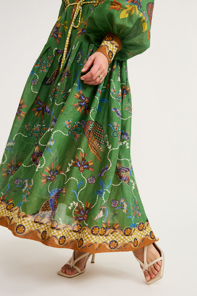 Marcella Green Animal Maxi