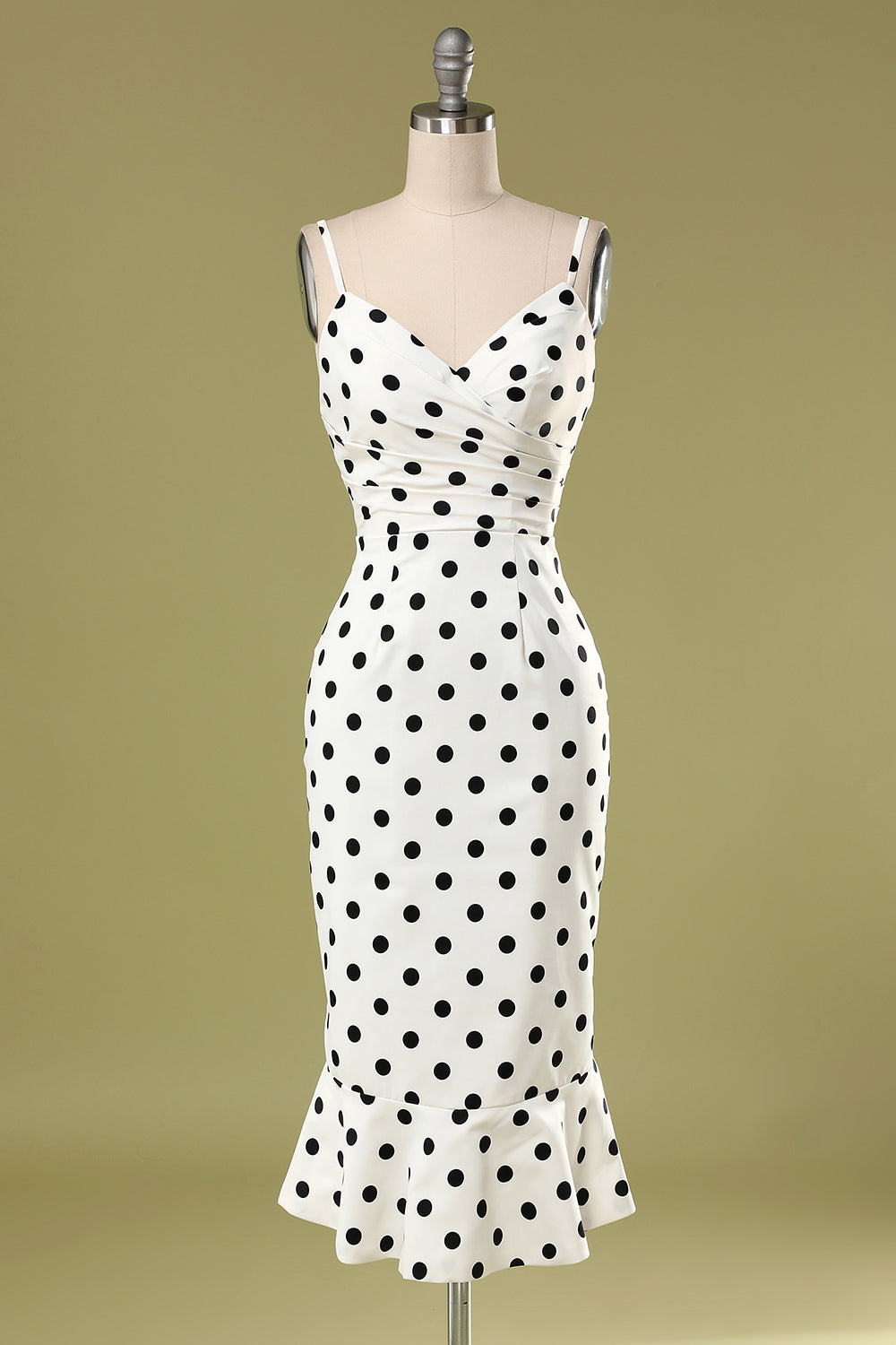 Polka Dots Bodycon Dress