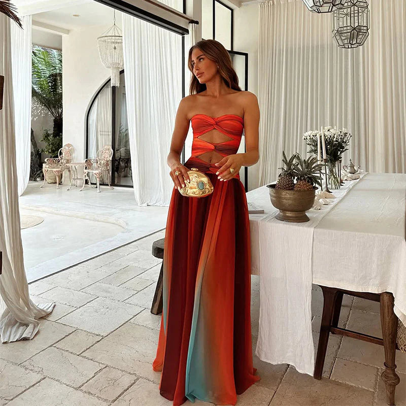 Giustella Floral Fantasy Summer Dress: Elegant, Flowy, and Breathable