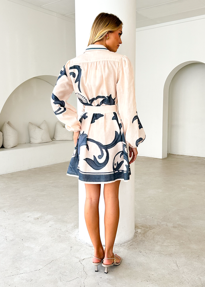 Cream Zayna Nicoletta Dress