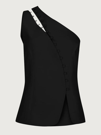 Women's Ascent One-Shoulder Button Top