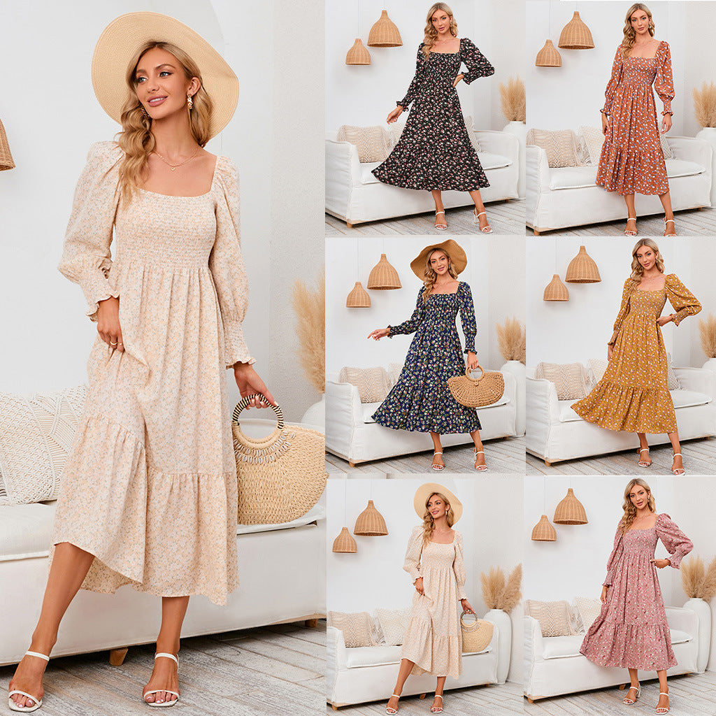 Elegant Floral Robe