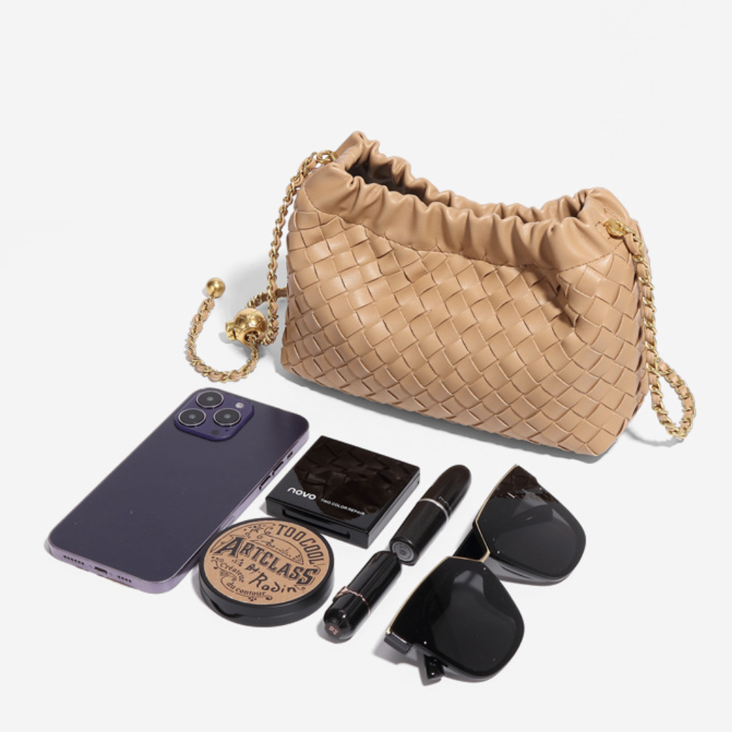 Stylish Joyce Shoulder Bag: Chic Vegan Leather Handbag with Adjustable Strap