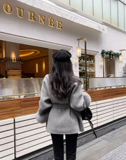 Knightsbridge Woolen Fur Coat