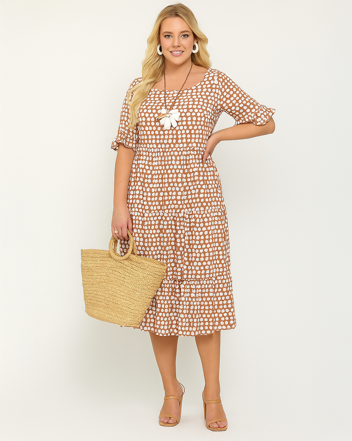 Diana Elegant Summer Dress: Flowy, Lightweight, Breathable, Perfect for Warm Weather