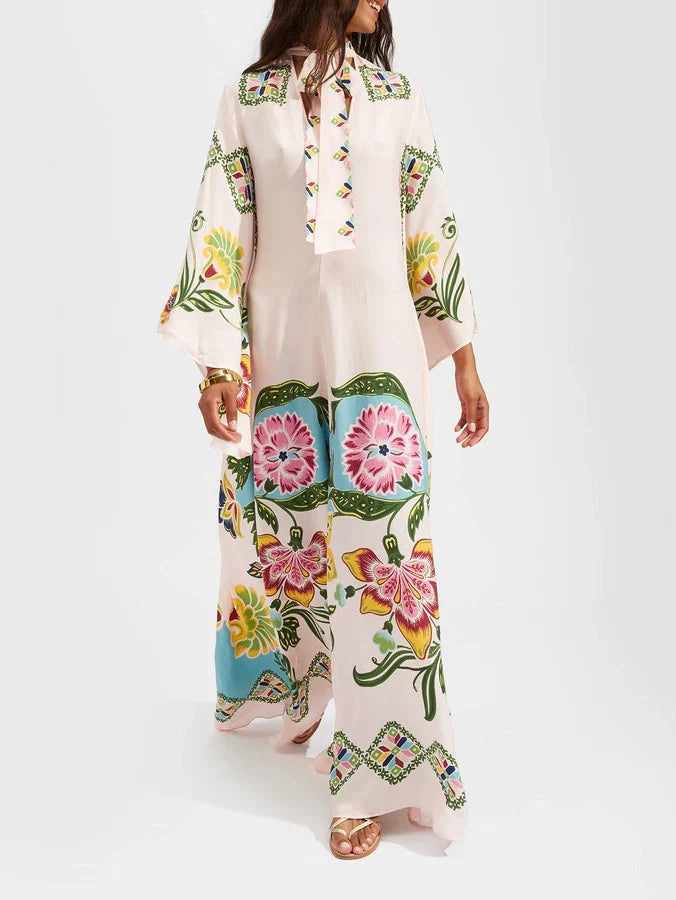 Exquisite Floral Maxi Dress